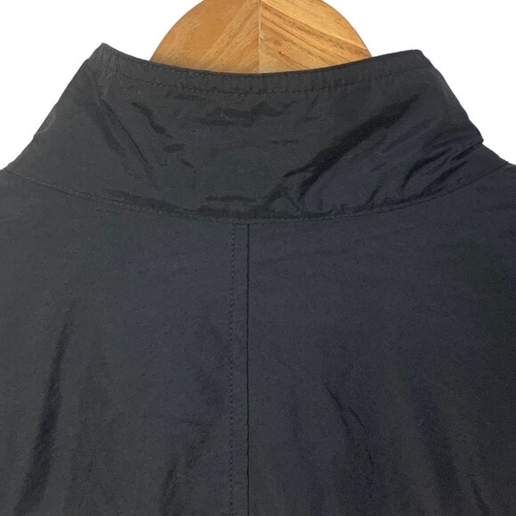 Vintage 90’s Nike Full Zip Windbreaker Jacket Men's 2XL Black White Y2K Swoosh - Picture 9 of 14